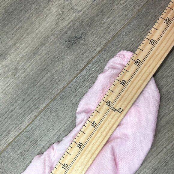 NWT Sundry Pink Pima Cotton Shirred 3/4 Sleeve Scoop Neck Top Size 1 (Small) - Picture 5 of 11